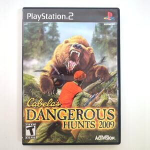 Cabela's Dangerous Hunts 2009 PlayStation 2 PS2 Video Game Hunting Shooter CIB